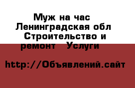 Муж на час - Ленинградская обл. Строительство и ремонт » Услуги   